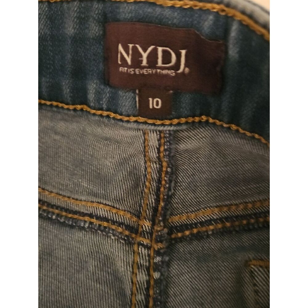 NYDJ  Briella Denim Bermuda Shorts 10 - Picture 2 of 7